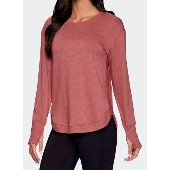 RBX Active Womens Auburn Crewneck Long Sleeve Sweatshirt Size Medium - Picture 7 of 14
